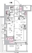 シーフォルム北千住 701 間取り図