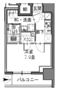 エスレジデンス新御徒町イースト 802 間取り図 ?>