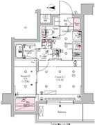 シーフォルム北千住 403 間取り図