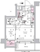 シーフォルム北千住 603 間取り図