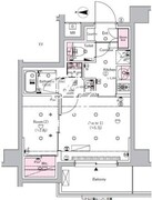 シーフォルム北千住 703 間取り図