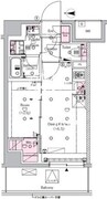 シーフォルム北千住 504 間取り図