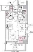 シーフォルム北千住 205 間取り図