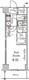 レジディア千駄木 302 間取り図