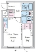 デュオメゾン池袋オヴェスト 201 間取り図