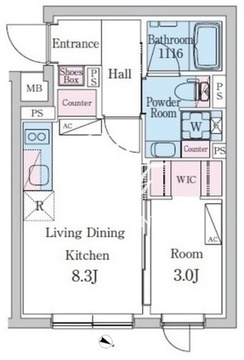 デュオメゾン池袋オヴェスト 201 間取り図