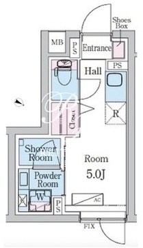デュオメゾン池袋オヴェスト 202 間取り図