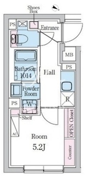 デュオメゾン池袋オヴェスト 204 間取り図