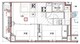 エスグランデ大島ガーデンテラス 704 間取り図