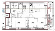 エスグランデ大島ガーデンテラス 501 間取り図