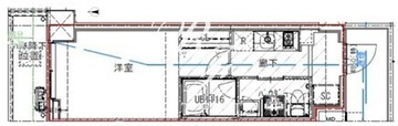 エスグランデ大島ガーデンテラス 206 間取り図