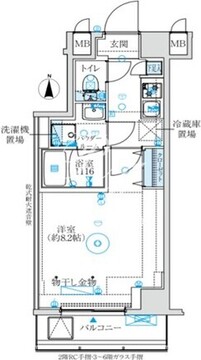 MAXIV練馬DUE 202 間取り図
