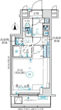 MAXIV練馬DUE 502 間取り図