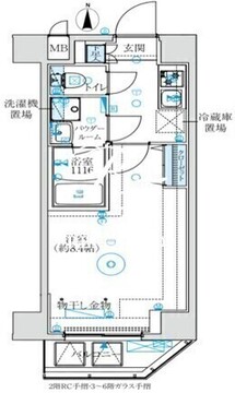 MAXIV練馬DUE 603 間取り図