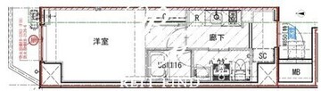 エスグランデ大島ガーデンテラス 507 間取り図