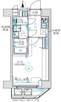 MAXIV練馬DUE 203 間取り図