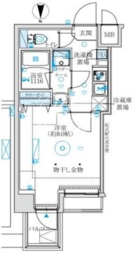 MAXIV練馬DUE 505 間取り図