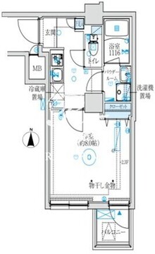 MAXIV練馬DUE 306 間取り図