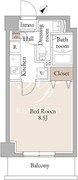 グランカーサお花茶屋 205 間取り図