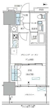 パークアクシス西大島コンフォートスクエア 718 間取り図