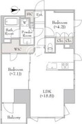 ルミーク錦糸町 1401 間取り図
