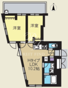 クリアル新高円寺 301 間取り図