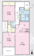 The MANOR KYODO 203 間取り図