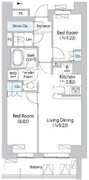 パークアクシス千歳船橋 416 間取り図