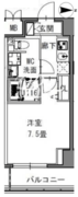 エスレジデンス新御徒町ウエスト 602 間取り図