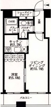 マスタービューレジデンス 410 間取り図