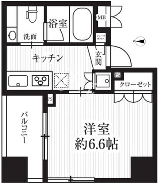 HF千駄木レジデンス 301 間取り図