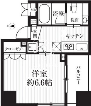 HF千駄木レジデンス 606 間取り図