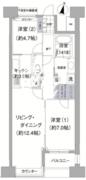 アビティ目黒 207 間取り図