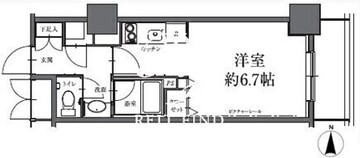 HF駒沢公園レジデンスタワー 401 間取り図