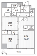 エスレジデンス住吉アクアハト 301 間取り図
