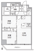 エスレジデンス住吉アクアハト 701 間取り図
