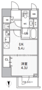 エスレジデンス住吉アクアハト 203 間取り図