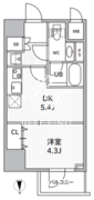 エスレジデンス住吉アクアハト 303 間取り図