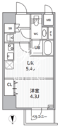 エスレジデンス住吉アクアハト 403 間取り図