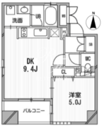 クリオ三田ラ・モード 1101 間取り図