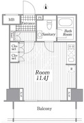 コートヒルズ広尾南 502 間取り図