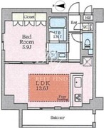 ヴィスタコート幡ヶ谷 401 間取り図