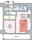 ヴィスタコート幡ヶ谷 203 間取り図