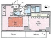 ヴィスタコート幡ヶ谷 504 間取り図