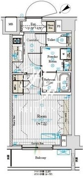 ブライズフォルム墨田 704 間取り図