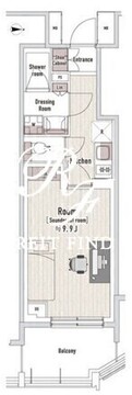 トラック渋谷本町 202 間取り図