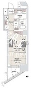 トラック渋谷本町 203 間取り図