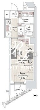 トラック渋谷本町 203 間取り図