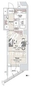 トラック渋谷本町 803 間取り図