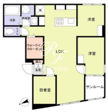 エテルネル曳舟 101 間取り図